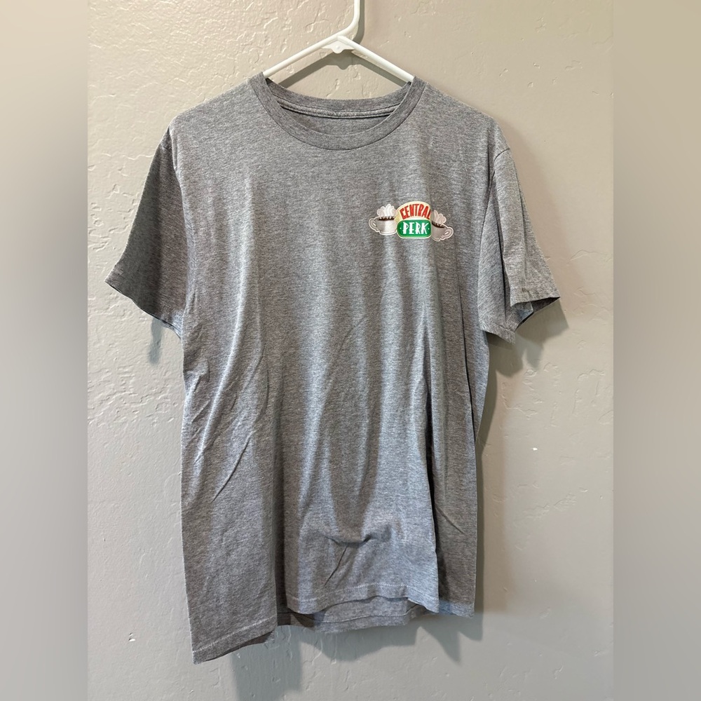 FRIENDS Central Perk Gray Graphic Tee
